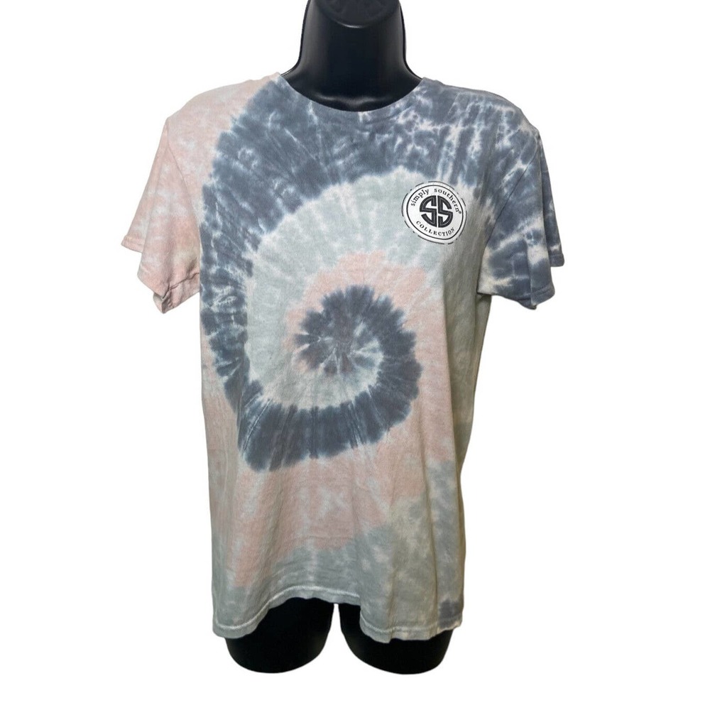 Simply Southern Collection Women's Sz Small Short Sleeve Tie Dye T-Shirt